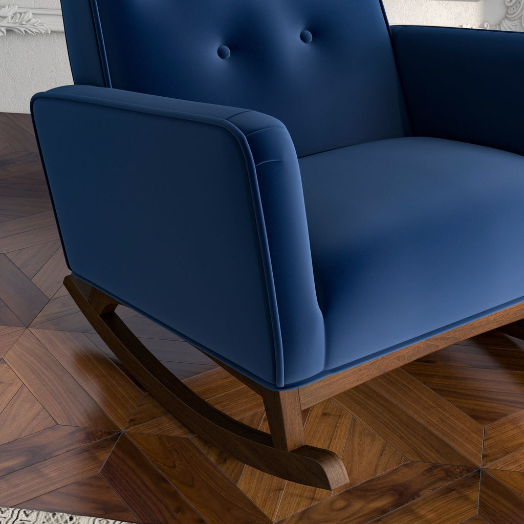 Demetrius Solid Wood Rocking Chair - Multiple Colors