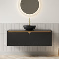 48" Wall-Mounted Bathroom Vanity with Ceramic Sink - Ruben