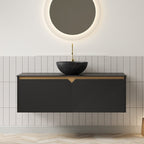 48" Wall-Mounted Bathroom Vanity with Ceramic Sink - Ruben