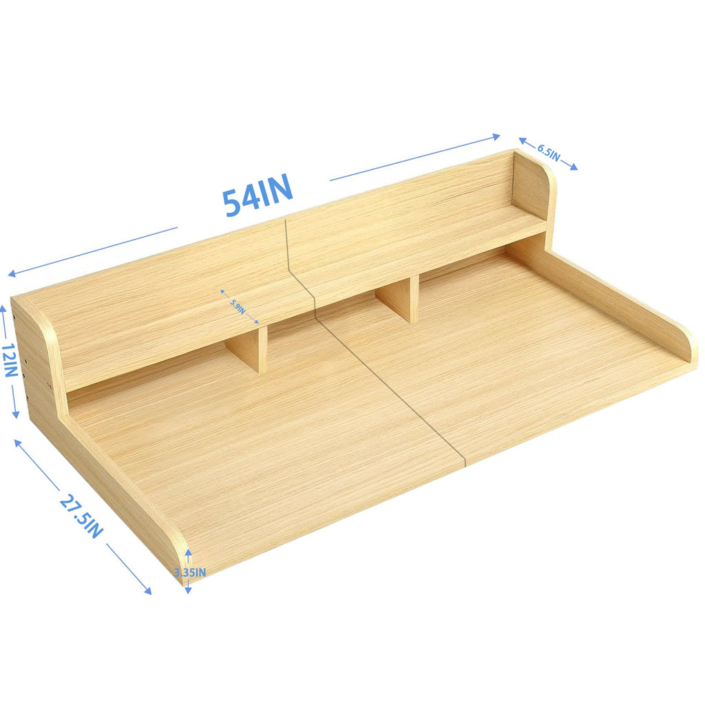Washer Dryer Countertop with Non-slip Pads - Oak