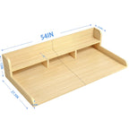 Washer Dryer Countertop with Non-slip Pads - Oak