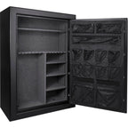 Tall Fireproof Protection Safe Vault with Solid Steel Construction - Black