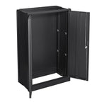 Metal Storage Cabinet With Locking Doors And Adjustable Shelf