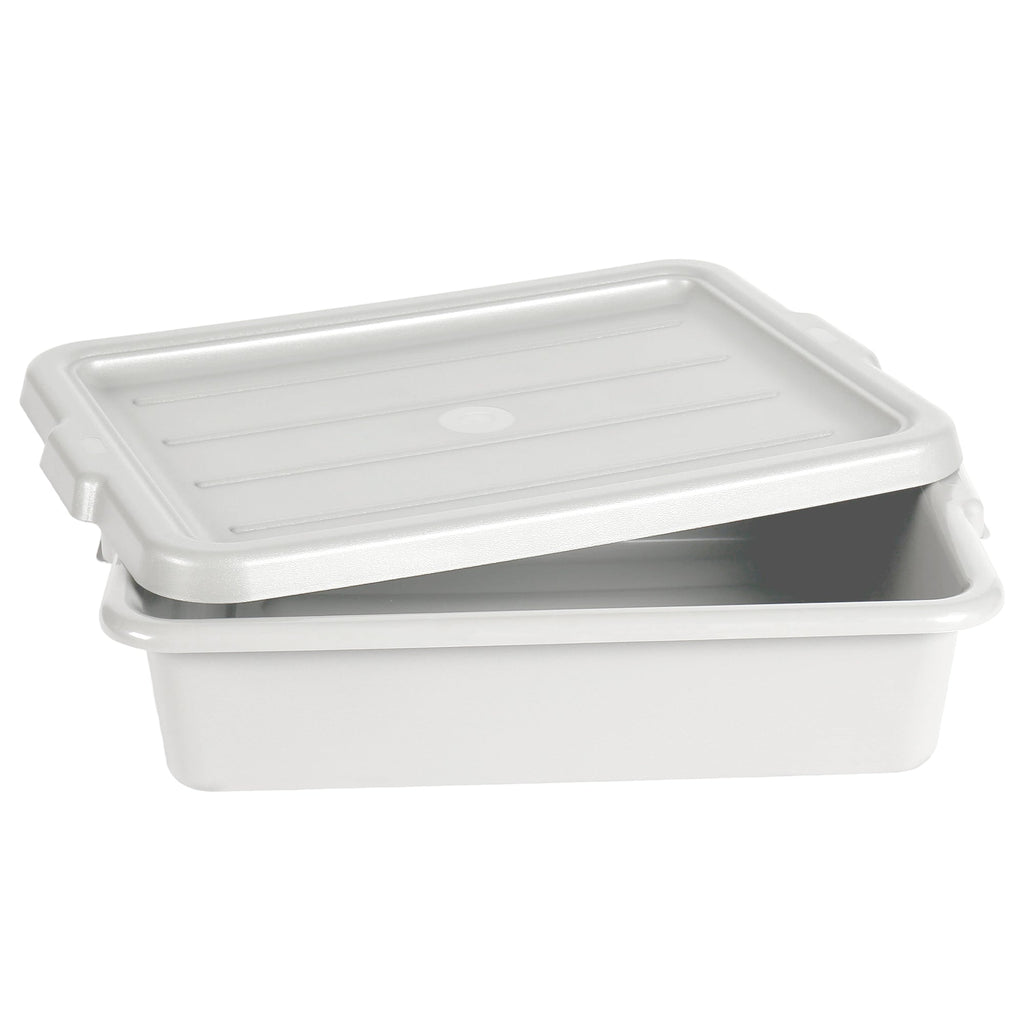 Heavy Duty Commercial Meat Tubs with Lids - 6 Pack