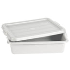 Heavy Duty Commercial Meat Tubs with Lids - 6 Pack