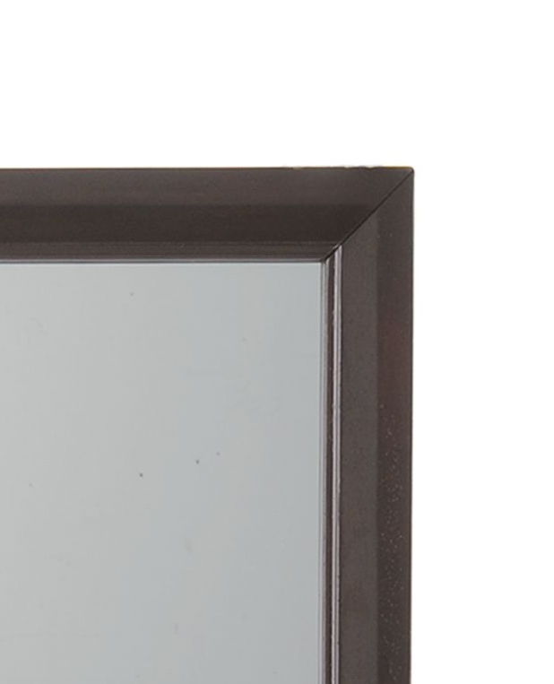 Madison Mirror with Sleek Wood Frame - Espresso