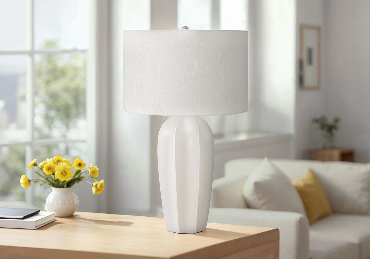 Modern Lighting Table Lamp with 3-Way Switch - Cream