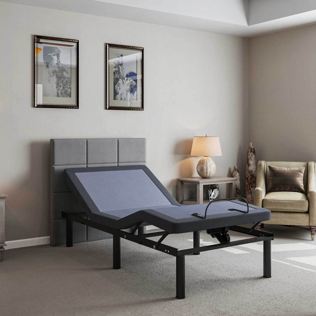 BT2000 Adjustable Bed Base with Full-Range Positions - Dark Gray