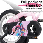 16-Inch Sporty Kids Cruiser Bike with Training Wheels - Green or Pink