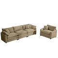 Oversized Deep-Seat Fabric Sofa & Chair Sets
