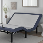 Twin XL Adjustable Bed Base with Massage and Programmable Positions