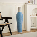 Classic And Neat Floor Vase with High Independent Stand - Multiple Colors