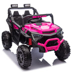 24V 400W Kids Ride On Electric UTV with Remote Control - Pink, Black, Blue