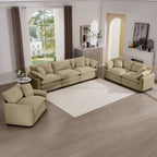 Oversized Deep-Seat Fabric Sofa & Chair Sets