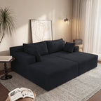 Cloud Sectional Couch with Shape Chaise