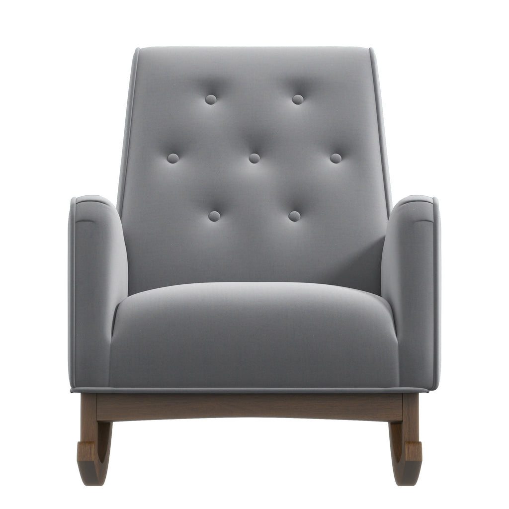 Demetrius Solid Wood Rocking Chair - Multiple Colors