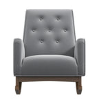 Demetrius Solid Wood Rocking Chair - Multiple Colors