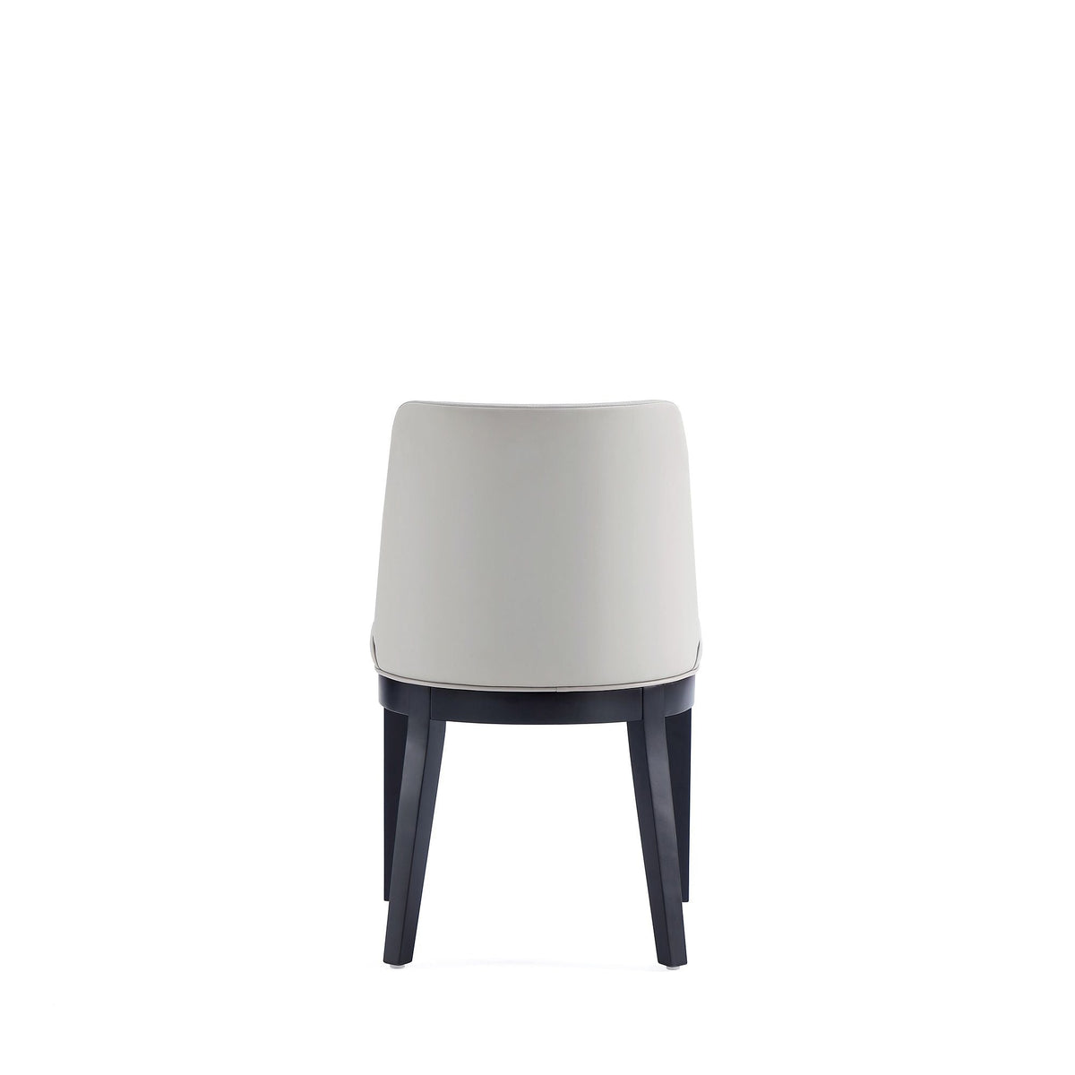 Upholstered Dining Chair Set with Solid Beech Frame - Dark Gray or Gray
