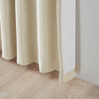 Twist Tab Total Blackout Window Curtain Panel with Thermal Lining - Champagne