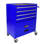 Multifunctional 4-Drawer Tool Cart with Wheels - Blue or Orange