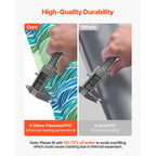 Reflective Double Chamber Pool Cover Water Bags with Night Visibility - 8ft