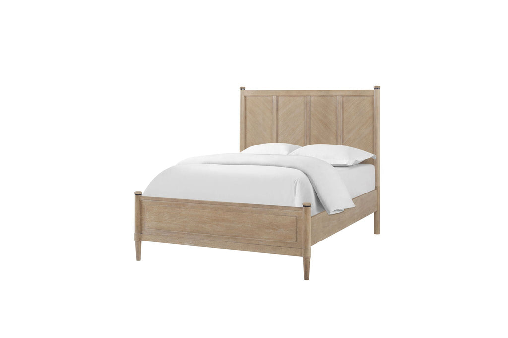 Transitional Style Lo-Post Bed