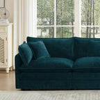 Comfort U Shaped Couch with Reversible Chaise - Chenille