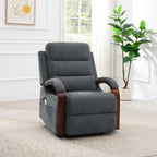 Kayla Power Recliner with Lift, Heating & Massage – Zero Gravity - Gray