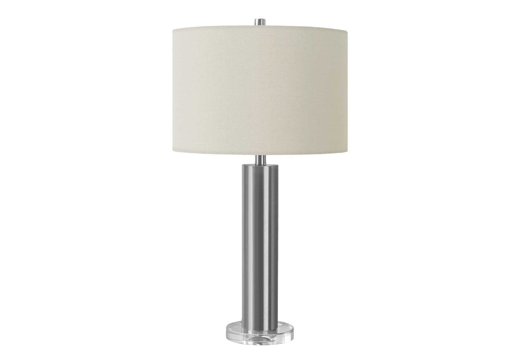 Contemporary Table Lamp with Adjustable Lighting - Black or Gray