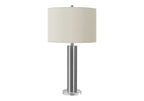 Contemporary Table Lamp with Adjustable Lighting - Black or Gray