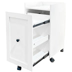 Sliding Snack Cabinet Organizer with Wheels - Particle Board