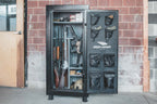 Black Gun Safe with Digital Keypad and Adjustable Shelving