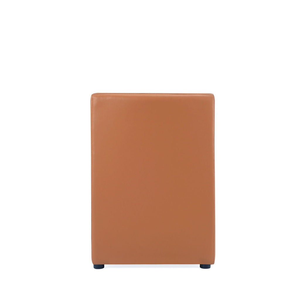 Square Armchair with Upholstered Seat - Available in Multiple Colors