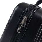 ABS Spinner Wheel Luggage Set with Cosmetic Case - Black