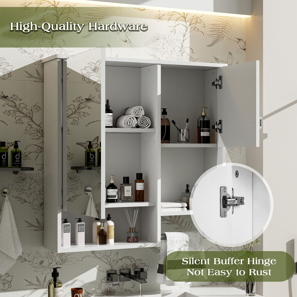 Modern Wall Mounted Bathroom Medicine Cabinet