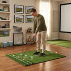 5'x4' Golf Hitting Mat with Guide Line - Heavy Duty Turf Practice