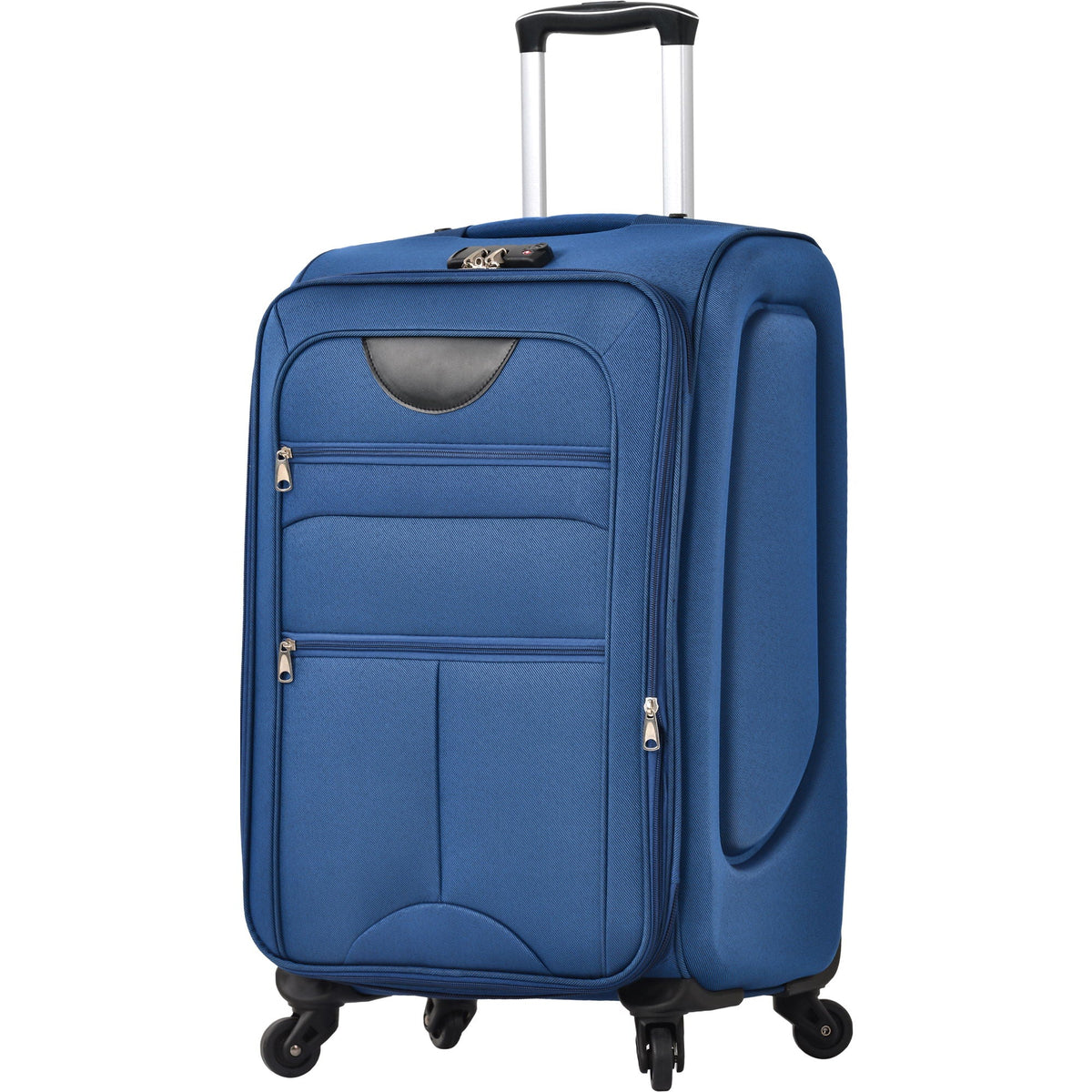 Expandable Softside Luggage 3 Piece Set with Spinner Wheels - Multiple Colors