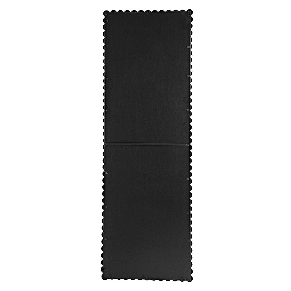 Full Length Mirror With Metal Beaded Frame - Black