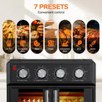 PlumChef 26QT Large Capacity French Double-Door Air Fryer