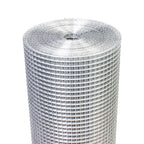 Galvanized Hardware Cloth Metal Wire Fencing Roll with 1/4" Mesh - Silver