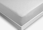 Split California King Mattress Protector with Dri-Tec Moisture-Wicking - White
