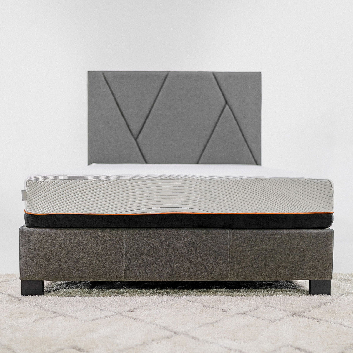 10" Cooling Copper Infused Memory Foam Mattress with Supportive Construction - White