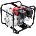 Gasoline Powered Water Pump with 3" Inlet & Outlet, 264GPM Flow - Black / Red