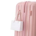 Spinner Wheel Luggage Set with USB Port and Holders - Pink, Black, Green