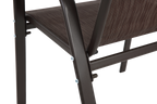 6 Piece Patio Chairs with High Backrest and Armrest - Brown