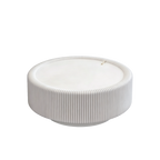 White Round Fluted Coffee Table with Hidden Storage