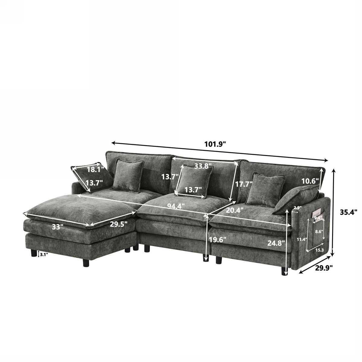 Sofa With Modular Design