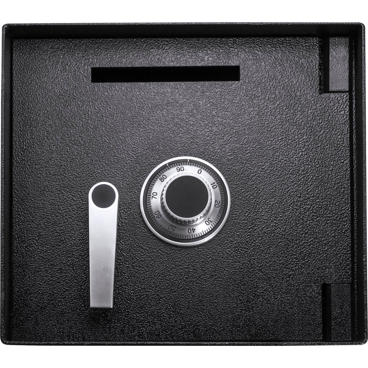0.89 Cubic Ft Floor Safe with Combination Lock - Black