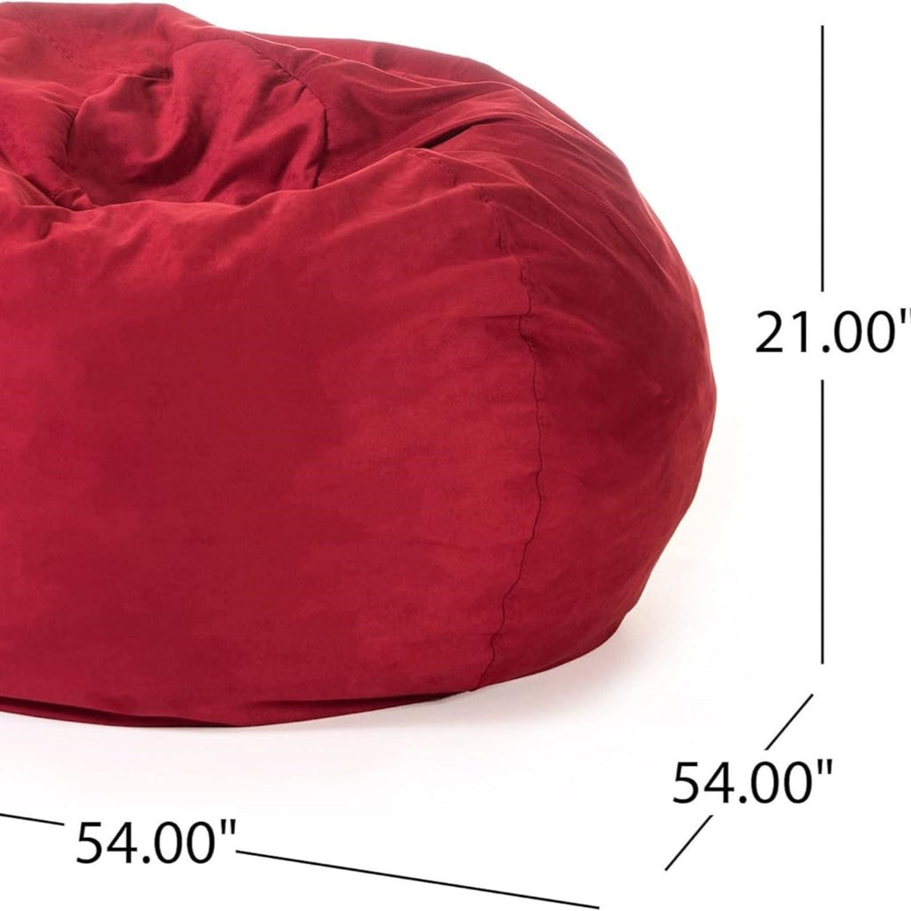 High Density Shredded Foam Bean Bag Chair with Removable Cover - Multiple Colors