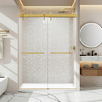 Frameless Double Sliding Shower Door